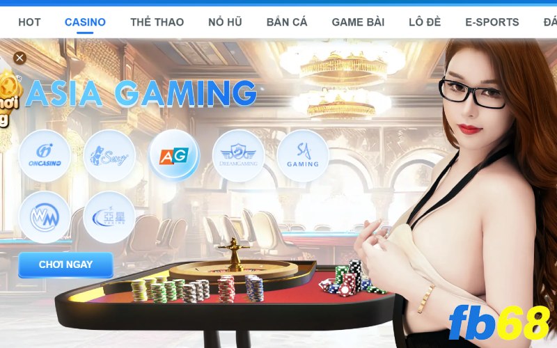 Chia sẻ phương pháp tham gia Live Casino tại FB68