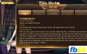 Trải nghiệm một số ưu điểm của game tại FB68